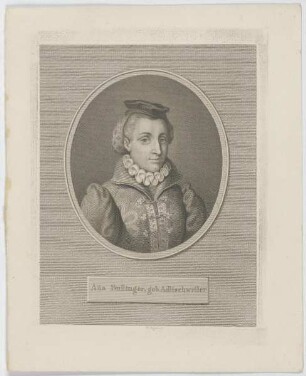 Bildnis der Anna Bullinger