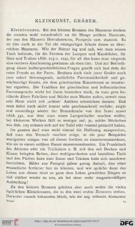 Kleinkunst, Gräber