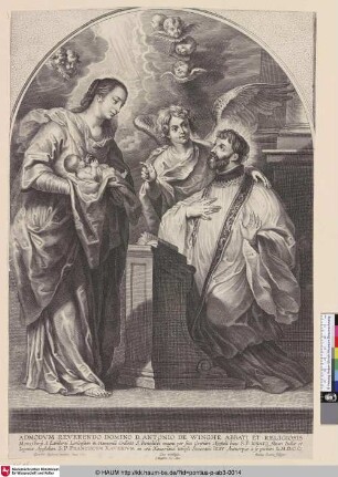 [Maria mit dem Christuskind vor dem Heiligen Franciscus Xaverius; Virgin With Child; Maria en het Christuskind voor de H. Franciscus Xaverius]