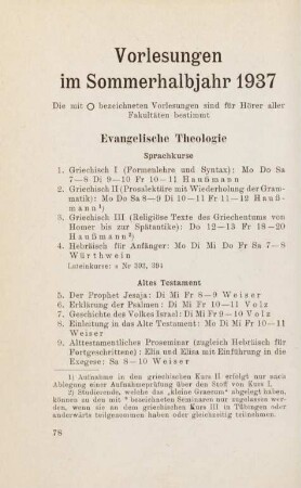 78-82, Evangelische Theologie - Katholische Theologie