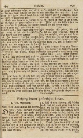 Anhang dreyer geistreichen Lieder