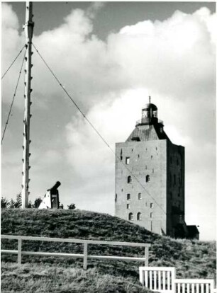 Leuchtturm auf der Insel Neuwerk, Norddeutsche Küste