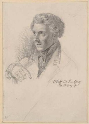 Bildnis Hoff, Nikolaus (1798-1873), Kupferstecher, Graveur, Zeichner