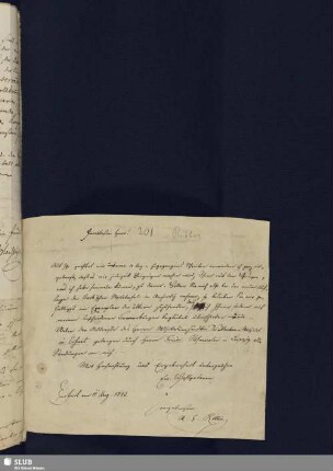 Nr. 201. Ritter, August Gottfried