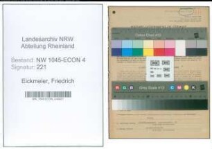 Entnazifizierung Friedrich Eickmeier , geb. 23.04.1902 (Lebensmittelhaendler)