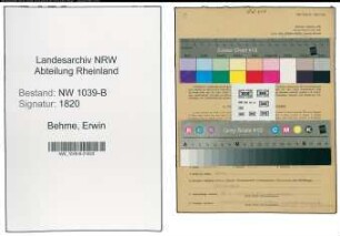 Entnazifizierung Erwin Behme , geb. 13.09.1899 (Angestellter)