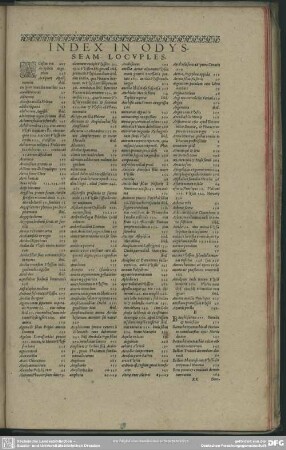 Index In Odysseam Locuples