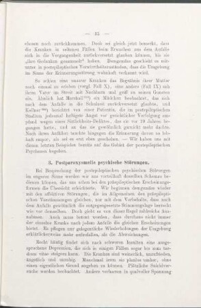 3. Postparoxysmelle psychische Störungen.