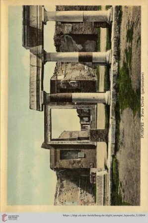 Pompei – Foro Civile (particolare) – Forum Civil – The Civil Forum – Forum Civile