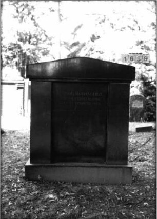 Grabstein 1659 [Hahn S. 185 Grab-Nr. 2366]