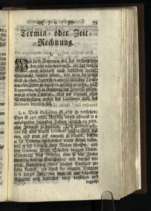 Termin- oder Zeit-Rechnung