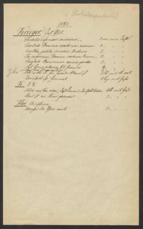 [Sammelhandschrift] 12 Geistliche Gesänge