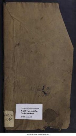 Altes Verzeichnis von Schwarzburgischen Urkunden, aus den Jahren 1266 bis 1589