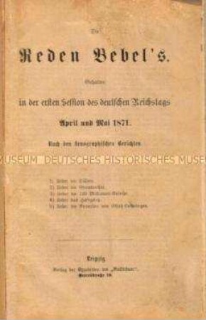 Die Reden Bebels