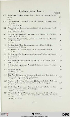 Ostasiatische Kunst (Nr. 605-619)
