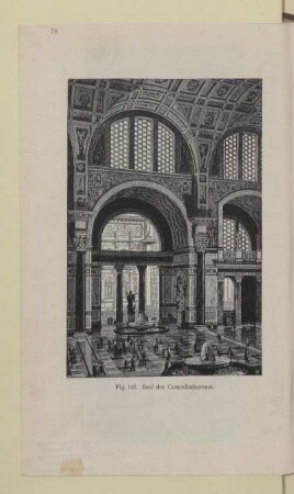 Fig. 142. Saal der Caracallathermen