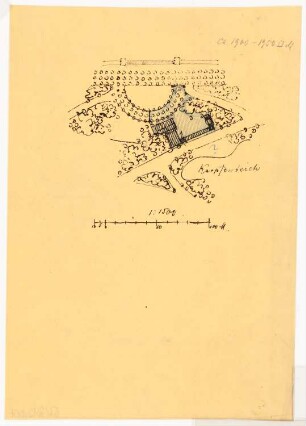 Gartenbauausstellung 1897, Berlin-Treptow: Lageplan 1:1500