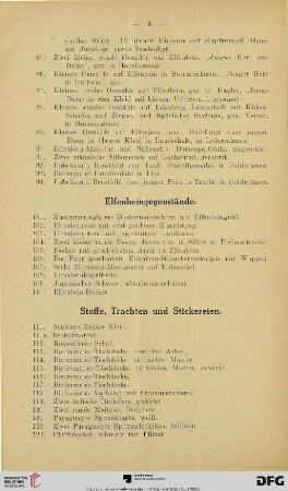 Stoffe, Trachten und Stickereien (Nr. 111-160)