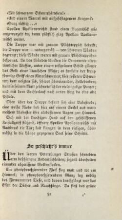 So geschieht's immer
