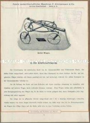 Kabelwagen für elektrisch betriebene Landmaschinen