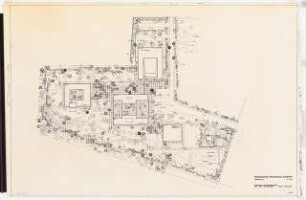 Pädagogische Hochschule, Duisburg Grünflächen: Lageplan mit Gartenplan 1:500
