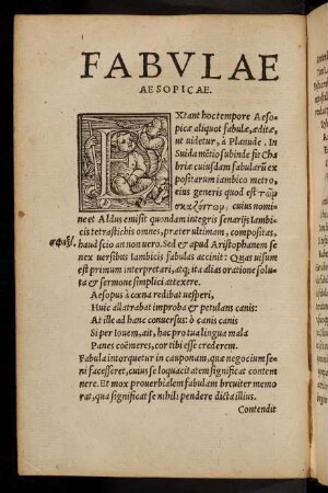 36v-162r, Fabulae Aesopicae