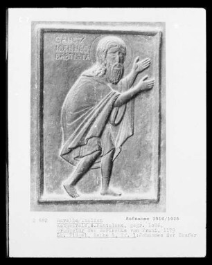 Bronzetür mit Heiligen und der Passion Christi: Johannes der Täufer