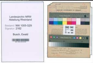 Entnazifizierung Ewald Busch , geb. 26.08.1912 (Bahninspektor)