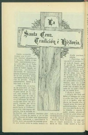 La Santa Cruz. Tradición e Historia.