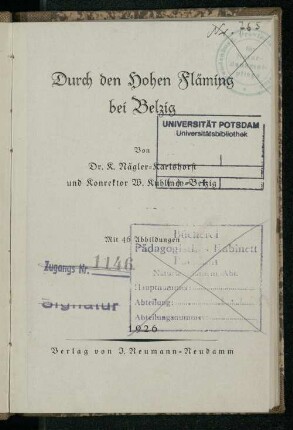 Durch den Hohen Fläming bei Belzig