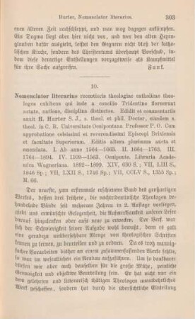 303-306 [Rezension] Nomenclator literarius recentioris theologiae catholicae
