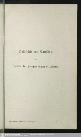 Gottfried von Bouillon