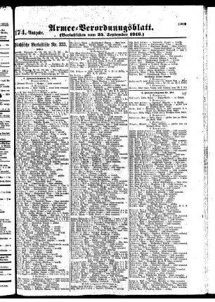 1174.Ausgabe. Montag, 25. September 1916