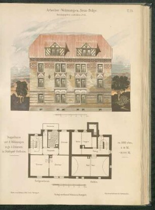 Doppelhaus in Stuttgart-Ostheim