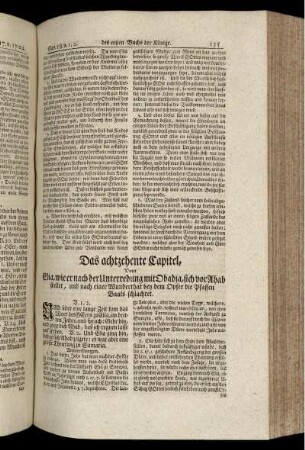 Das achtzehente Capitel