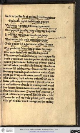 Hic autor ponit aliam fabulam quod quodam tempore fur duxit uxorem ad cuius nuptias vicini convenerunt gaudentes et letantes...