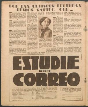 Por las últimas lecturas hemos sabido que...