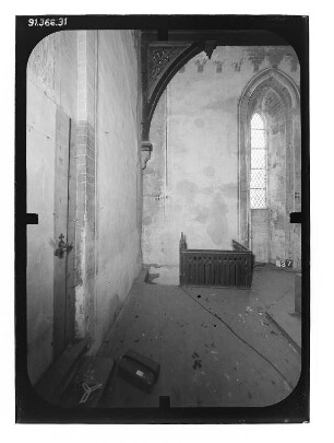 Rühn. Ehem. Zisterzienser-Nonnenkloster. Klosterkirche (M. 13. Jh.). Inneres