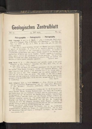 15. Juni 1912. No. 14.