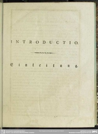 Introductio. Einleitung