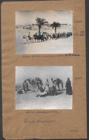 Türkische Kavallerie auf dem Marsche bei El Arischs