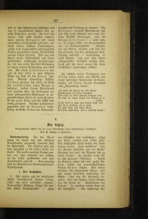 ¬Der¬ Rhein : geographische Lektion für die obere Mittelklasse einer mehrklassigen Volksschule
