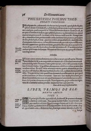 Liber Primus De Elemento Aeris