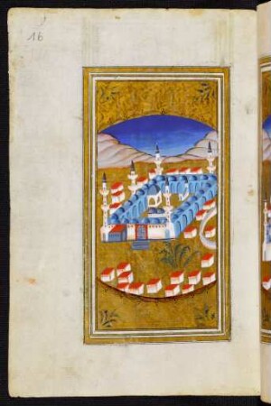Illustration: Abbildung von Medina aus der Vogelperspektive