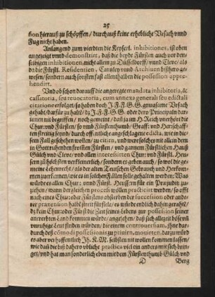 25-34, Anlangend zum vierdten die Keyserl. ...