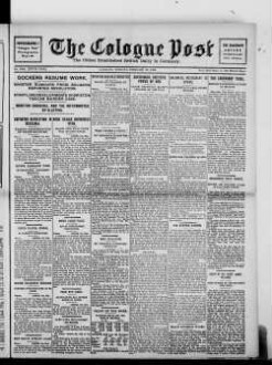The Cologne Post : the oldest established british daily in Germany
