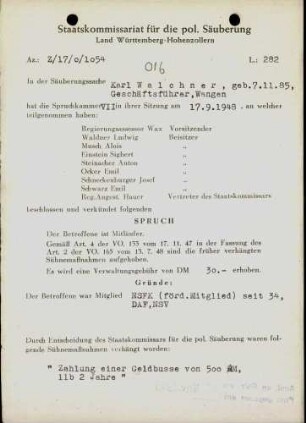 Walchner, Karl
