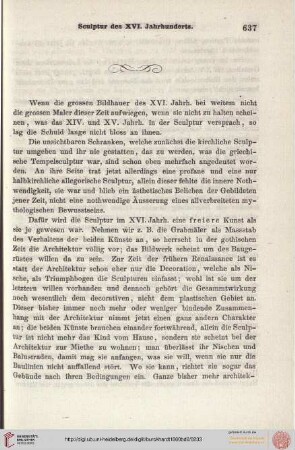 Sculptur des XVI. Jahrhunderts