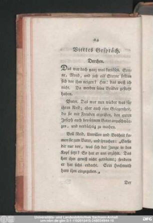 Viertes Gespräch.