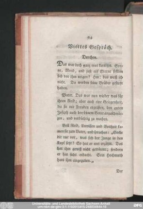 Viertes Gespräch.